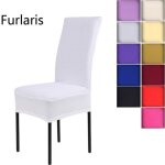 Lot de 6 housses de chaise stretch - extensible