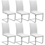Lot de 6 housses de chaise universelle extensible blanche pour mariage salle à manger cuisine slipcover ... Lot de 6 housses de chaise universelle extensible blanche pour mariage salle à manger cuisine slipcover ...