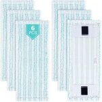 Lot de 6 housses de rechange pour balai leifheit clean twist m ergo micro duo