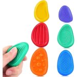 Lot de 6 jouets anti stress textur�s enfants adultes - objets � presser sensoriels pour relaxation maison ...