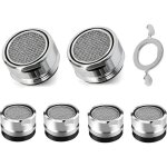 Lot de 6 mousseurs robinet economiseur eau a�rateur anticalcaire m24 compatible mitigeur cuisine salle ...