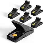 Lot de 6 pi�ge � souris efficace pi�ge � rat attrape souris r�utilisable sensible tapette souris rongeur ...