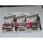 Lot de 6 piles energizer lithium cr123 3v
