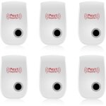 Lot de 6 rpulsifs  ultrasonsappareil ultrason sourisrpulsif lectronique moustiques intrieur rpulsif ...
