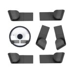 Lot de 6 supports de rangement rglables pour couvercles de casseroles planches  dcouper et ustensiles ...