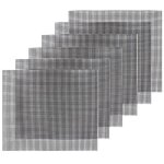 Lot de 6 tapis de cuisson grille barbecue d�coupable anti - adh�sif 33 x 40 cm