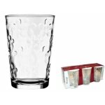 Verres - lot de 6 - d�cor fleurs - 21 cl - compatible lave - vaisselle