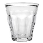 Verres / gobelets - picardie - 13cl - transparent - lot de 6 - compatible lave - vaisselle