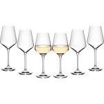 Lot de 6 verres � vin blanc 460 ml verre � vin en cristal passe au lave - vaisselle moderne