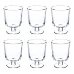 Lot de 6 verres  vin empileau 30cl transparent