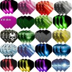 Lot de 60 ailettes de fl�chettes - forme standard - pour fl�chettes souples et fl�chettes en acier