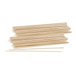 Lot de 60 pics  brochette en bois 30 cm fackelmann wood edition
