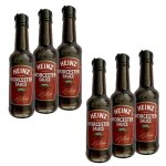 Heinz - lot 6x sauce anglaise worcester - bouteille 150 ml