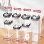 Lot de 7 boîte rangement cuisine boîte hermétique alimentaire conservation à céréales fruits secs Lot de 7 boîte rangement cuisine boîte hermétique alimentaire conservation à céréales fruits secs