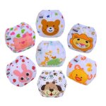 Lot de 7 couches lavables bébé en coton - marque inconnue - taille unique - blanc - mixte Lot de 7 couches lavables bébé en coton - marque inconnue - taille unique - blanc - mixte