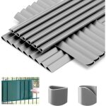 Lot de 70 clips de fixation en pvc - brise - vue - bandes brise - vue - cl�ture double fil - pour clips ...