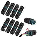 Lot de 8 connecteur électrique etanche ip68 - connecteur étanche à 3 broches pour câble de Ø5 - 12 mm ... Lot de 8 connecteur électrique etanche ip68 - connecteur étanche à 3 broches pour câble de Ø5 - 12 mm ...