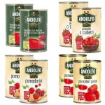 Lot de 8 conserves masseria andolfo de tomates sous toutes ses formes - lot de 8 conserves