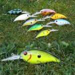 Lot de 8 leurres de pche plonge profonde swimbait crankbait pche wobble appts durs multi - articuls ...