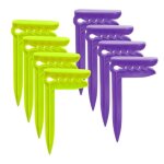 Lot de 8 pinces de fixation en plastique pp pour couverture de pique - nique pince pour serviette de ... Lot de 8 pinces de fixation en plastique pp pour couverture de pique - nique pince pour serviette de ...