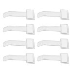 Lot de 8 porte - tickets transparents pour voiture - avec colle - pour pare - brise de voiture