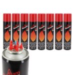 Lot de 8 recharges de gaz butane pour briquet 300 ml - prix imbattable !