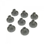 Lot de 8 roulettes de panier infrieur pour lave - vaisselle ikea quivalent  50286965004 50286965004 ...