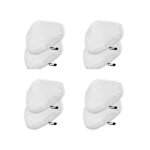 Lot de 8 serpillères de rechange pour nettoyeur vapeur triangulaire Lot de 8 serpillères de rechange pour nettoyeur vapeur triangulaire