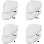 Lingettes lavables - yulinland - mop h2ox5 - lot de 8 - 100% micro fibre - 25x25 cm