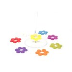 Lot de 8 marque - verre - fleur Lot de 8 marque - verre - fleur