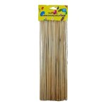 Lot 80 piques � brochette en bois 25 cm pour barbecue grill pic barbecue grill