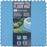 Dalles de protection de sol - non spcifi - 38. 5 x 38. 5 cm - bleu - paisseur 4 mm - rsistant  leau ...