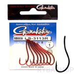 Lot de 9 hameçons gamakatsu ls - 3113 n / l - red - 4 Lot de 9 hameçons gamakatsu ls - 3113 n / l - red - 4