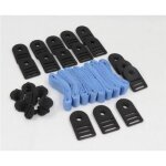 Un lot dattache pour enrouleur de bche solaris kokido - jardiboutique
