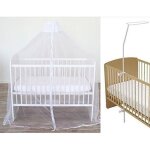 Lot ciel de lit + flche de lit  fixer - domiva - moustiquaire pour lit blanc maille ultra fine