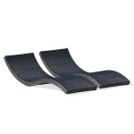 Lot compos de 2 bains de soleil cancun - cl - noir empilables