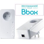 Lot de deux adaptateurs cpl devolo dlan 1200 + avec prises int�gr�es