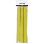 Lot de papier cr�pon - vert clair - 25 x 60 cm - 3 pcs - �lastique - r�sistant - cr�atif