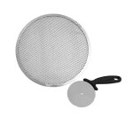 Lot de plaque � pizza et roulette - fackelmann profesional