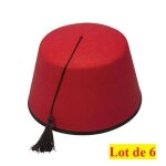 Lot a prix pro: 6 chapeaux oriental ch�chia fez