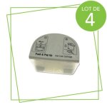 Lot de quatre cartouches anti - calcaire centrale vapeur fer  repasser 9178005731 9178020181 beko grundig ...