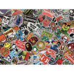 Lot de stickers skateboard marques logos autocollants skate snowboard planche  roulette energy drink ...