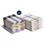 Lot de torchons de cuisine 100% coton - 50x70 cm multicolore