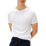 Lot de trois t - shirt blanc homme tommy hilfiger stretch