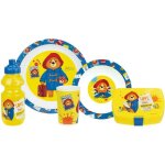 Lot vaisselle rutilisable - fun house - paddington - assiette assiette creuse verre gourde et boite ...