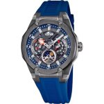 Lotus montre homme 18946 / 4 vortex boîtier en acier inoxydable 316l noir bracelet en caoutchouc bleu, ... Lotus montre homme 18946 / 4 vortex boîtier en acier inoxydable 316l noir bracelet en caoutchouc bleu, ...
