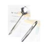 Ustensile de cuisine - louche en acier inoxydable - 26x7 cm - compatible lave - vaisselle