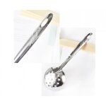 Louche �cumoire - acier inoxydable - 26x7cm - ustensile � �goutter - cuisine - durable