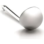 Louche inox mini - inox de qualite superieure. passe au lave - vaisselle. diametre 4 cm - hauteur 14 ... Louche inox mini - inox de qualite superieure. passe au lave - vaisselle. diametre 4 cm - hauteur 14 ...