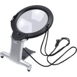 Loupe 25 - 6x avec double led de table portative � main et tour de cou multifonction id�ale pour lecture ...
